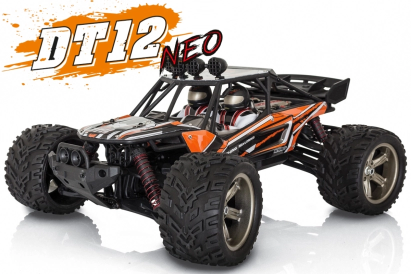 RC auto DT-12 NEO elektro Offroad písečná BUGGY, oranžová