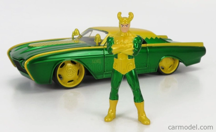 Jada Ford usa Thunderbird With Marvel Loki 1963 1:24 Zelená Žlutá