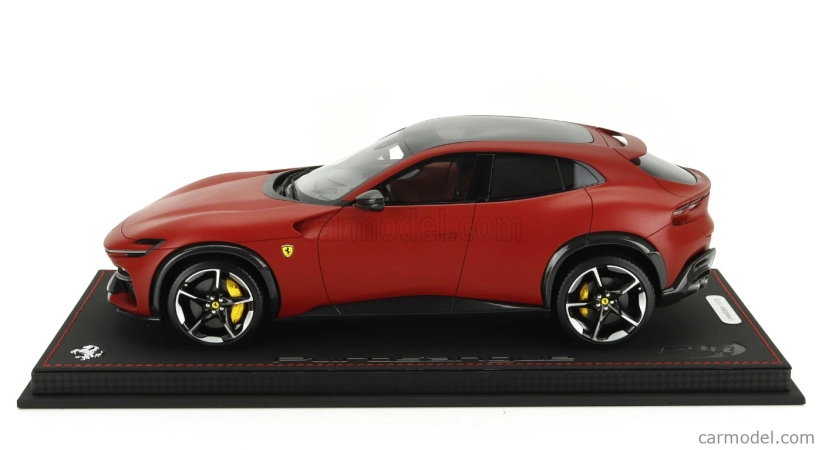 Bbr-models Ferrari Purosangue Suv Panoramic Roof 2022 - Con Vetrina - With Showcase 1:18 Rosso F1-75 - Matná Červená