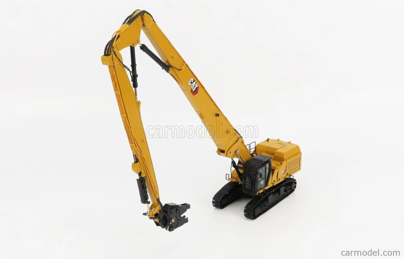 Dm-models Caterpillar Cat352 Escavatore Cingolato - Ultra High Demolition Hydraulic Excavator 1:50 Yellow Black