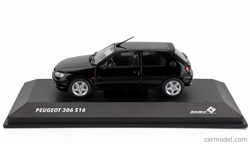 Solido Peugeot 306 S16 2002 1:43 Onyx Black