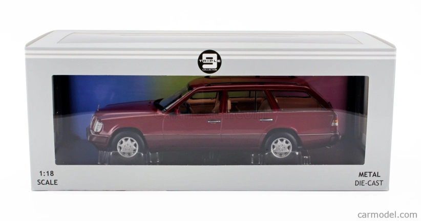 Triple9 Mercedes benz triedy E (s124) T-model Sw Station Wagon 1995 1:18 Almandine Red