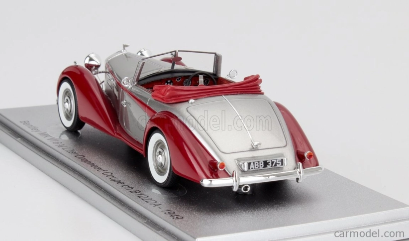 Kess-model Bentley Mkvi Drophead Ch.b122da Coupe Cabriolet Open 1949 1:43 Silver Red