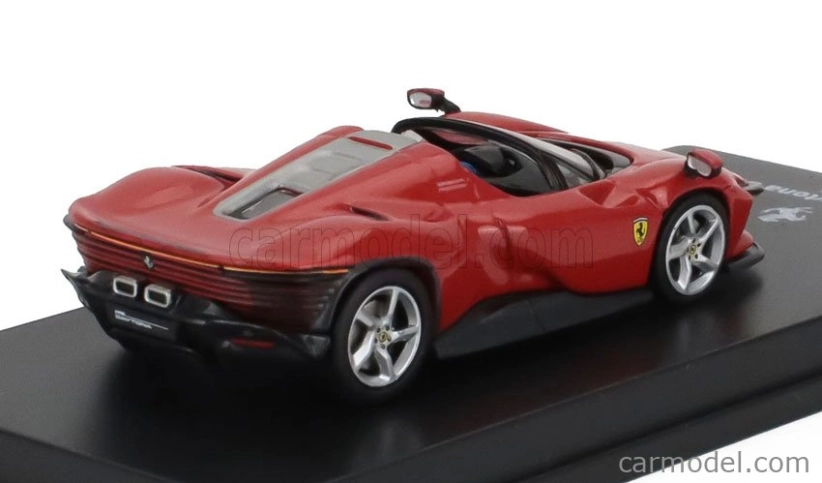 Edicola Ferrari Daytona Sp3 Open Roof 2021 - Con Vetrina - With Showcase 1:64 Rosso Corsa - Červená