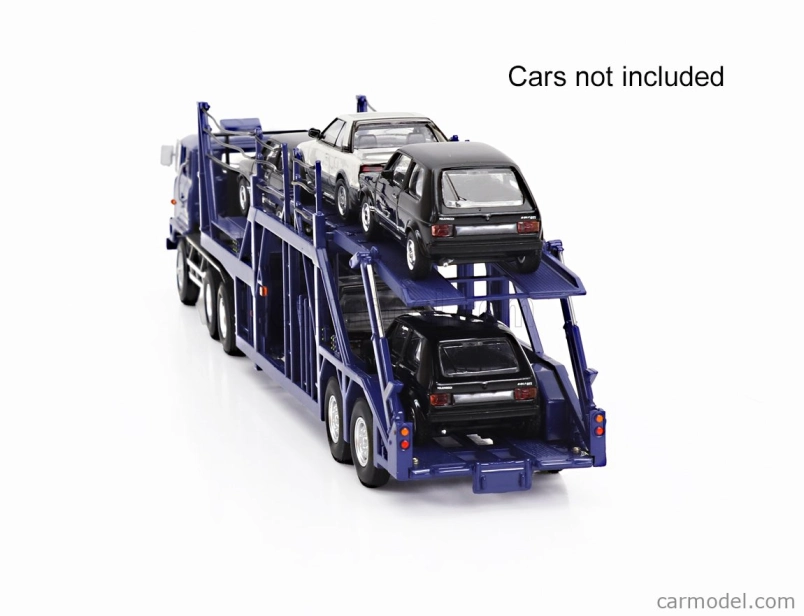 Dd-models Mitsubishi Fuso Fv Truck Car Transporter - autá nie sú súčasťou balenia 1:64 modrá