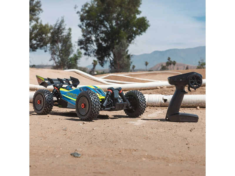 RC auto Arrma 1/8 Typhon 223S BLX 4WD RTR DSC, modrá