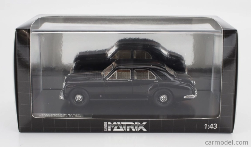 Matrix modely v mierke Alfa romeo 6c 2500 Turismo Berlin 1950 1:43 Black
