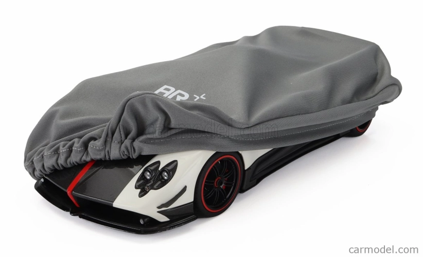 Almost-real Pagani Zonda 5 Cinque Roadster 2009 1:18 Bílý Černý Uhlík