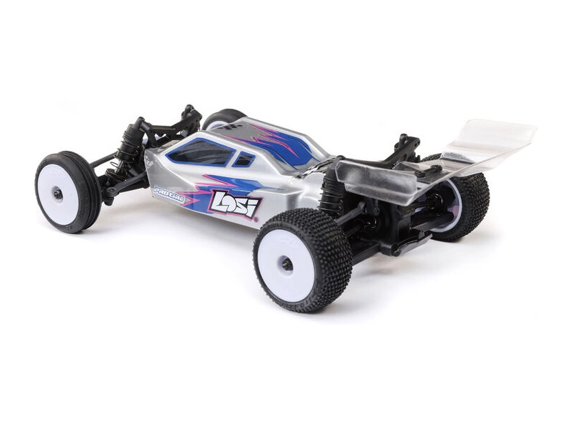 RC auto Losi Micro-B 1:24 RTR, strieborné