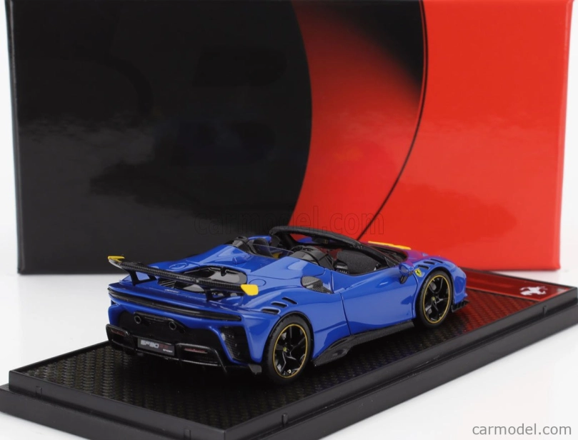 Bbr-models Ferrari Sf90 Xx Stradale Spider 2024 1:43 Azzurro Dino - Svetlo modrá čierna žltá