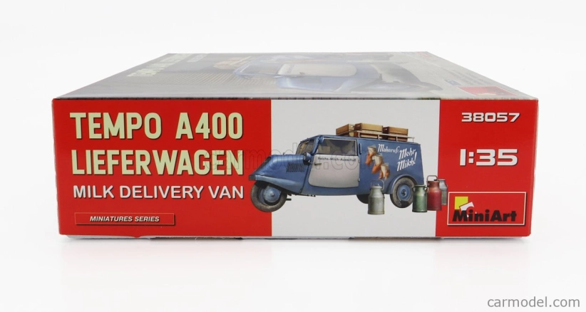 Miniart Tempo A400 Lieferwagen 3-kolesový rozvoz mlieka 1962 1:35 /