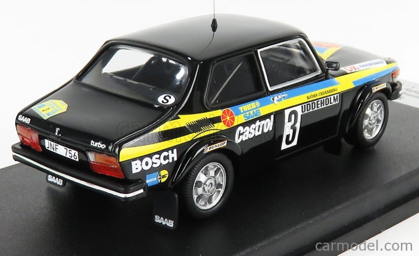 Trofeu Saab 99 Turbo N 3 Winner Rally Sweden 1979 S.blomqvist - B.cederberg 1:43 Black