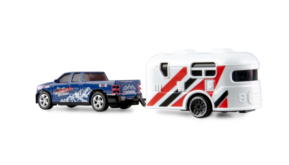 Amewi RC pickup na diaľkové ovládanie s prívesom 1:64