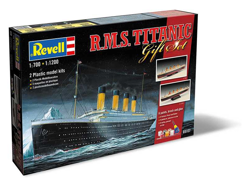 Darčeková sada Revell Titanic (1:700 + 1:1200)