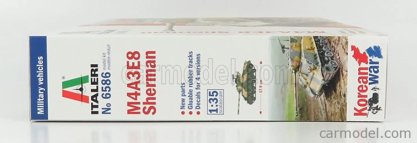 Italeri Tank M4a3e8 Sherman Miltary Korean War 1945 1:35 /