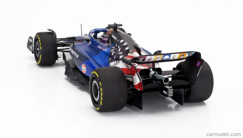 Minichamps Williams F1 Fw45 Team Williams Racing Gulf N 23 Austin Usa Gp 2023 Alexander Albon 1:18 Modrá čierna