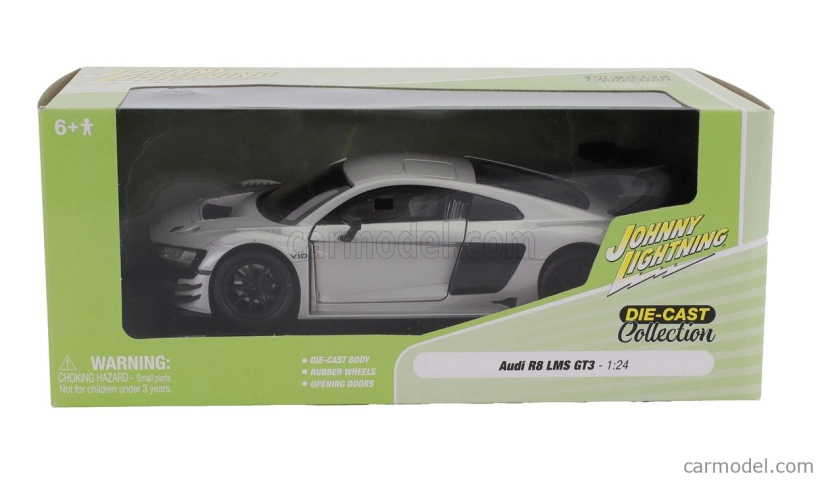 Johnny lightning Audi R8 Lms Gt3 V10 2010 1:24 Silver