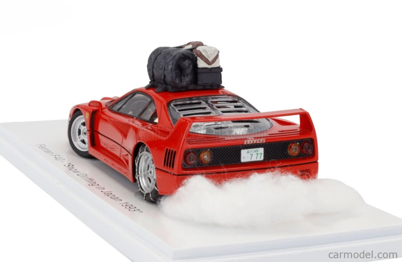 Kess-model Ferrari F40 Snow Drifting v Japonsku s pilotom 1993 1:43 Red