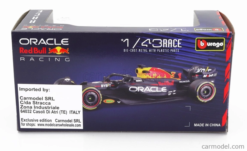 Bburago Red bull F1 Rb19 Team Oracle Red Bull Racing N 11 1:43, tmavě modrá