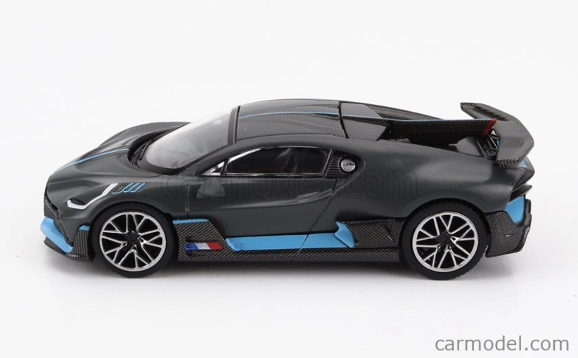 Truescale Bugatti Divo The Quail Konfigurácia 2018 1:64 Tmavo šedá modrá