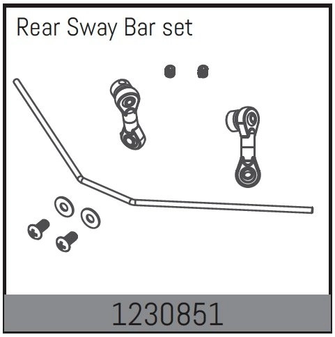 1230851 - Rear Sway Bar Set