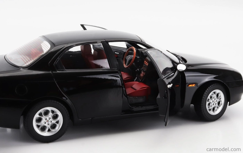 Mitica-diecast Alfa romeo 156 2.5 V6 24v 1997 – Red Interior 1:18 Black 601 Nero