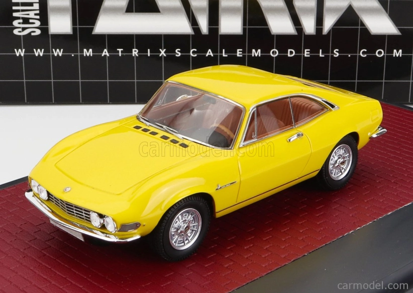 Matrix scale models Fiat Dino Pininfarina Berlinetta Speciale Prototype 1965 Ferrari Engine 1:43 Žlutá