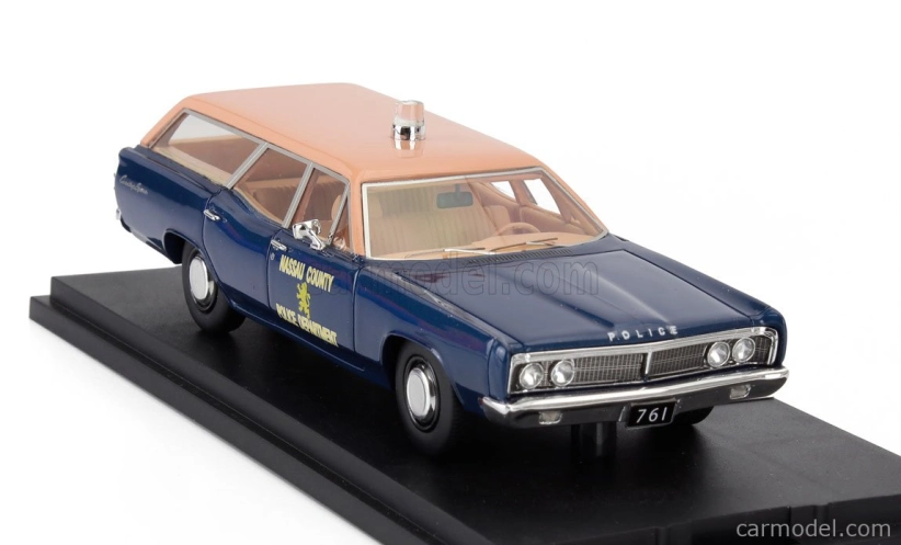 Goldvarg Ford usa Galaxie Sw Station Wagon Nassau County Police 1970 1:43 Modrý Krém