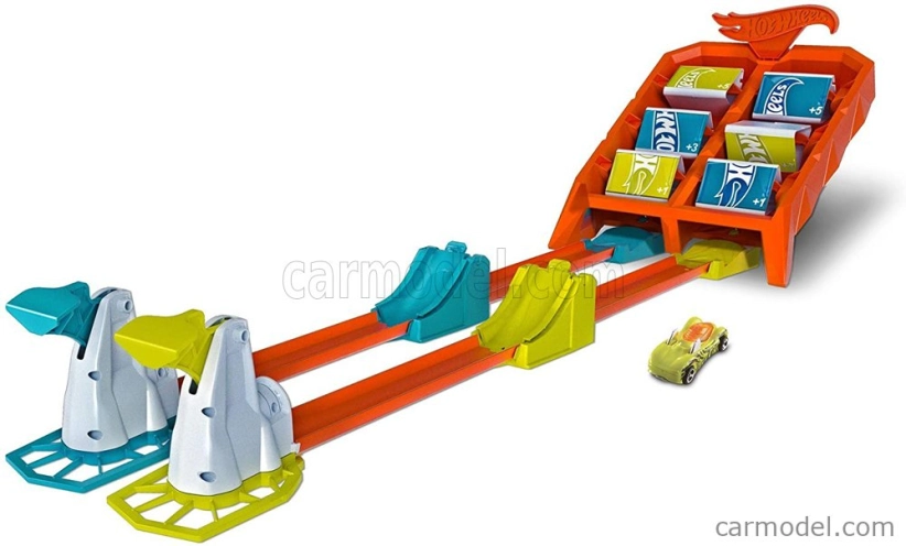 Mattel hot wheels Accessories Launch Across Challenge With Car 1:64 Různé