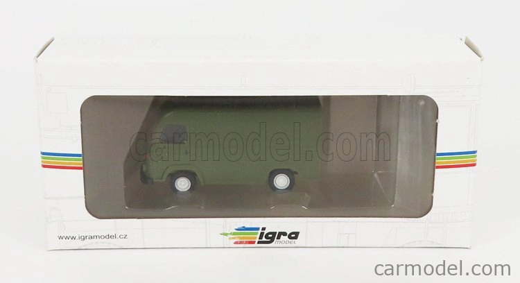 Herný model Alfa romeo F20 Van 1969 1:87 Military Green