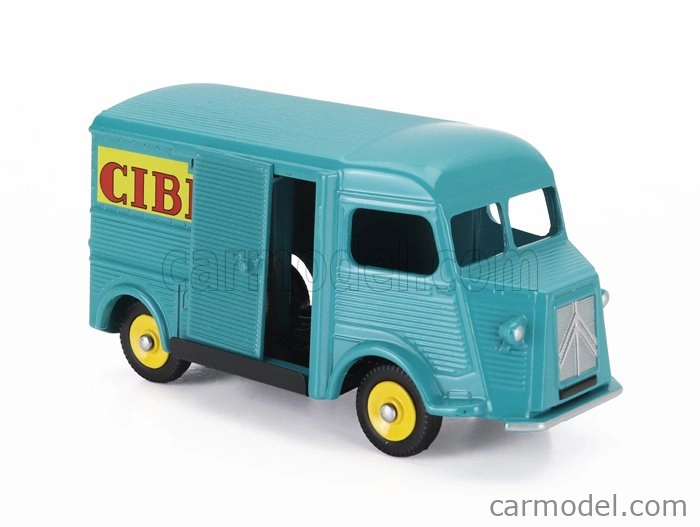Edicola Citroen Set L'indispensable Citroen 2x H-type 1200kg Van Cibie 1955 - Coffret Box 1:43 Stříbrná Modrá