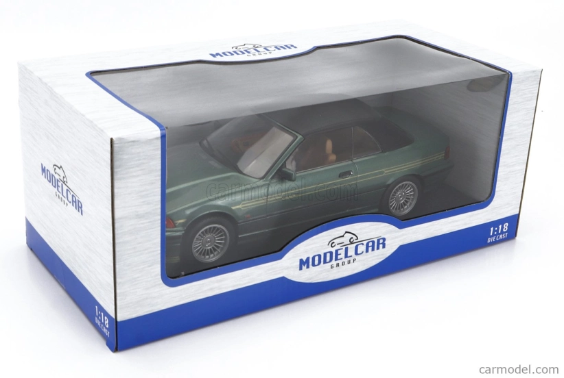 Mcg BMW radu 3 B3 3.2 (e36) Alpina Cabriolet 1995 1:18 Zelená