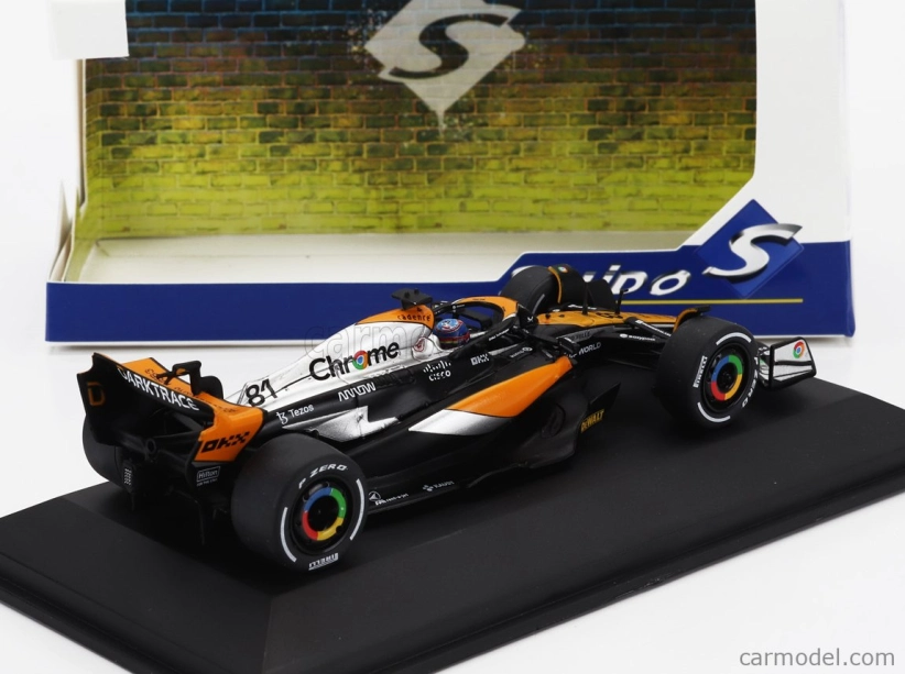 Solido Mclaren F1 Mcl60 Team Mclaren N 81 4th British Gp 2023 Oscar Piastri 1:43 Orange Black