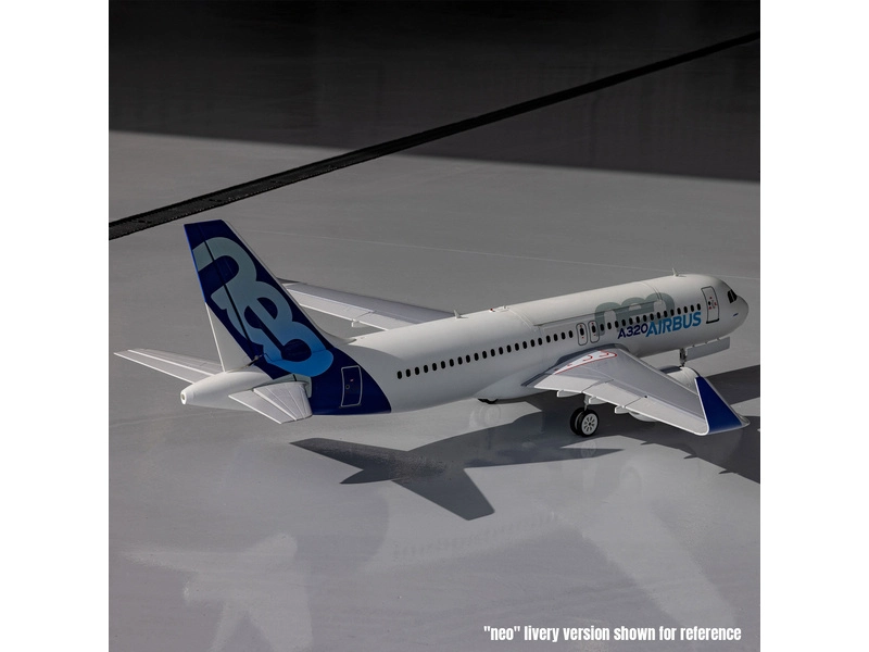 RC letadlo E-flite Airbus A320neo EDF AS3X+ SAFE Select BNF Basic, bílá