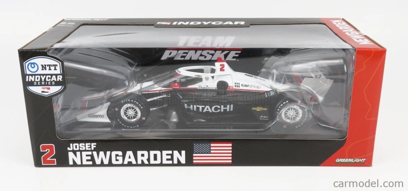 Greenlight Chevrolet Team Penske Hitachi N 2 1:18, černobílá