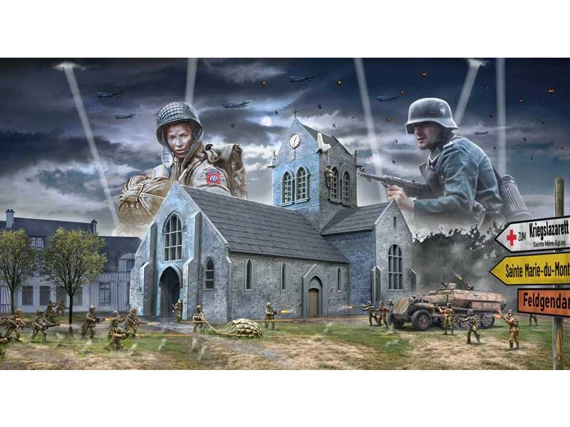 Italeri bitka o Normandiu: Saint-Mere-Église 6. júna 1944 (1:72)