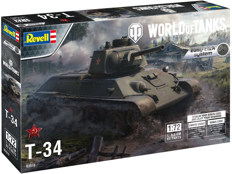 Revell T-34 (1:72) (World of Tanks)