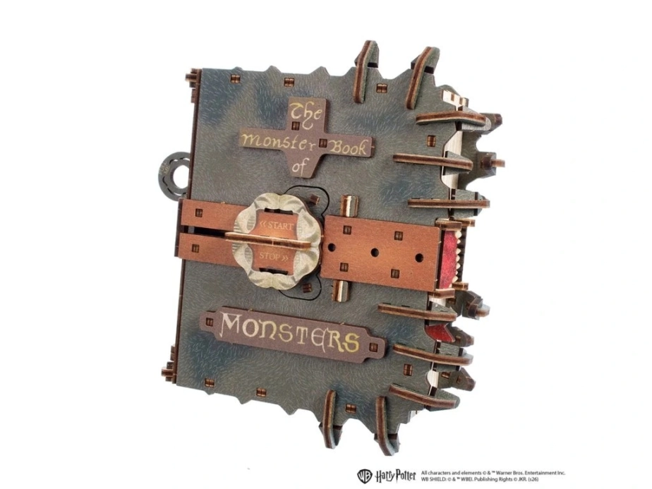 Ugears 3D dřevěná mechanická skládačka Harry Potter The Monster Book of Monsters