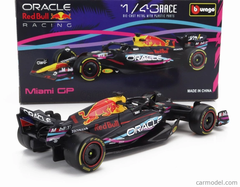 Bburago Red bull F1 Rb19 Team Oracle Red Bull Racing N 1 1:43, tmavě modrá