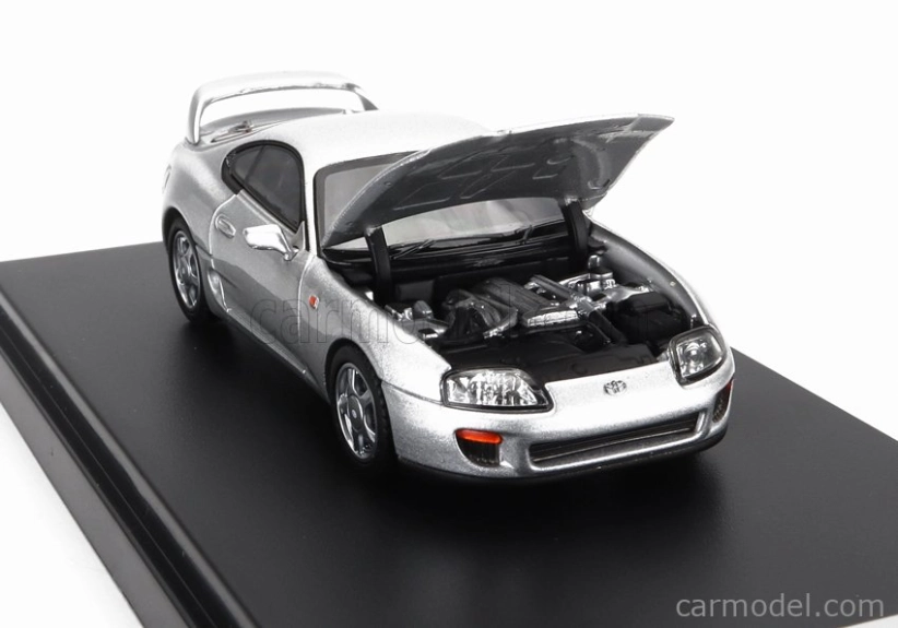 Lcd-model Toyota Supra Mkiv (a80) Coupe 1993 - Engine Details 1:64 Silver