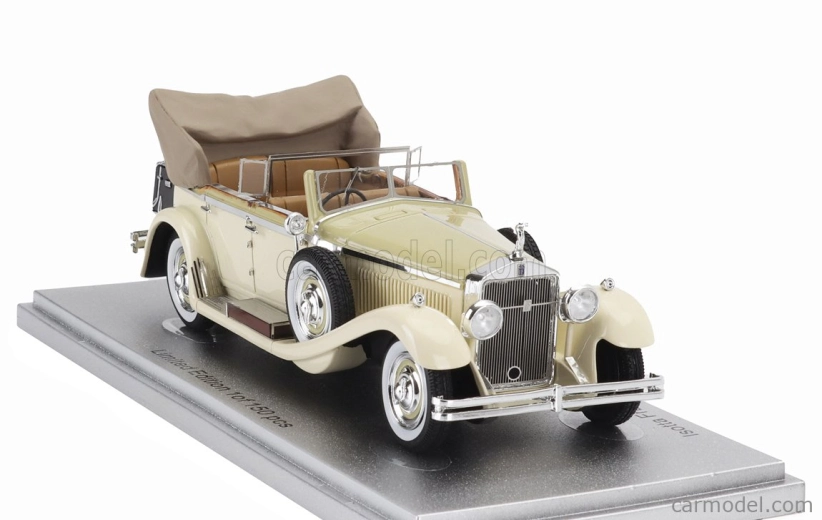 Kess-model Isotta fraschini Tipo 8a Ss Castagna Ch.1651 Cabriolet Open 1930 1:43 Beige