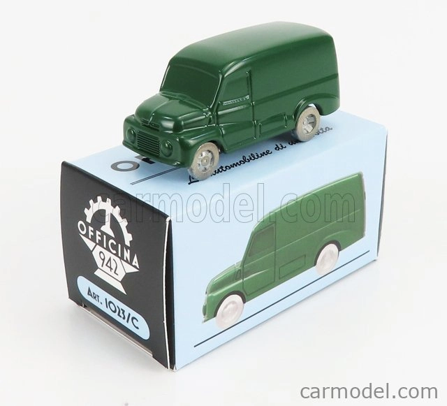 Officina-942 Fiat 615 Furgone - Dodávka - 1953 1:76 Zelená