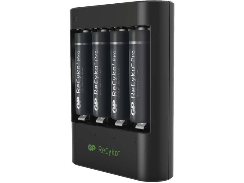 GP USB nabíjačka U421 + 4AA GP ReCyko+ Pro
