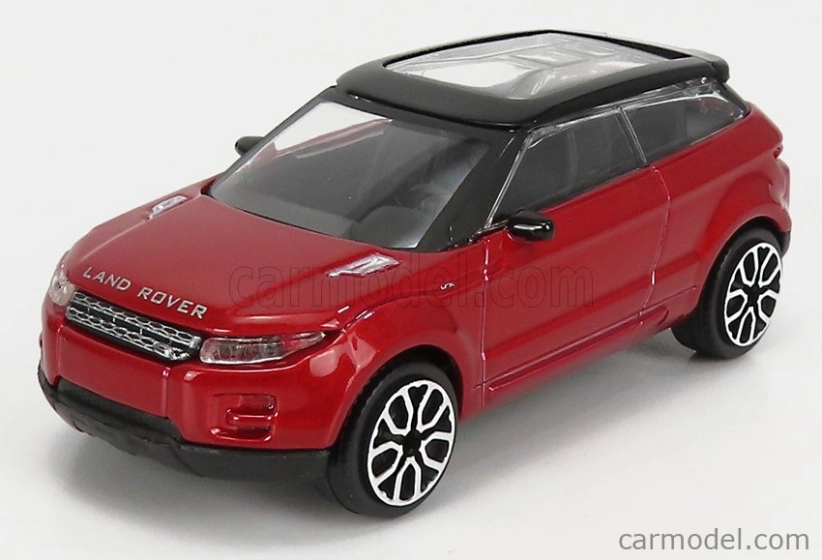 Bburago Volvo Fh16 Xl 750 Euro 6 Cab Truck Car Transporter With Land Rover Range Evoque Lrx 2-door 2011 1:43 Red Met