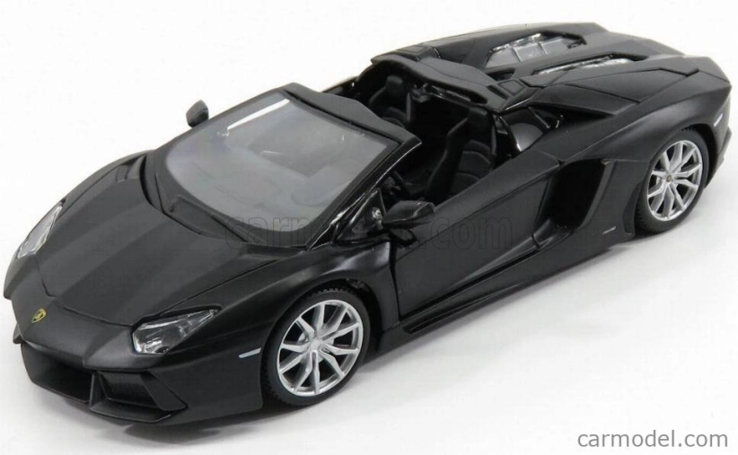 Maisto Lamborghini Aventador Lp700-4 Roadster 2013 1:24 Black Matt