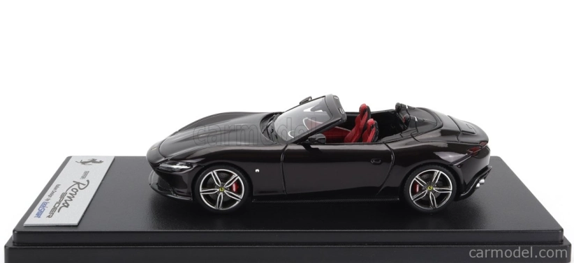 Looksmart Ferrari Roma Spider Open 2020 1:43 Nero Purosangue - Černá Met