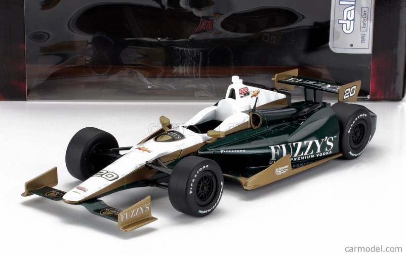 Greenlight Chevrolet Team Ed Carpenter Fuzzy's Vodka Racing N 20 Indianapolis Indy 500 Indycar Series 2012 Ed Carpenter 1:18 Zelené Bílé Zlato