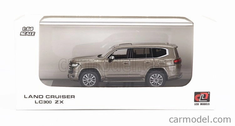 LCD model Toyota Land Cruiser Lc300-zx 2022 1:64 Zlato
