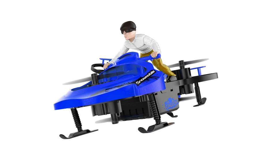 Amewi RC dron Extreme Air Cycle ovládaný rukou modro-žltý