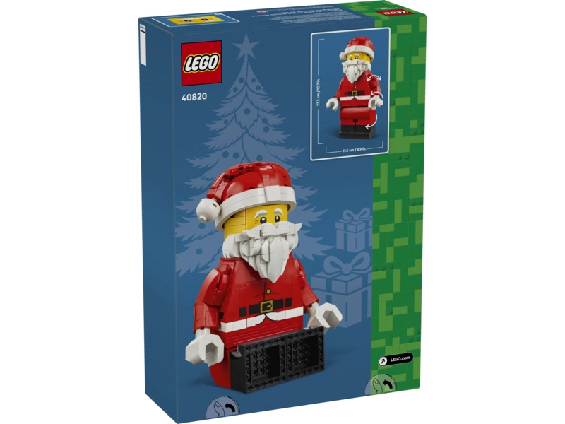 LEGO Iconic – Zväčšená minifigúrka Santu